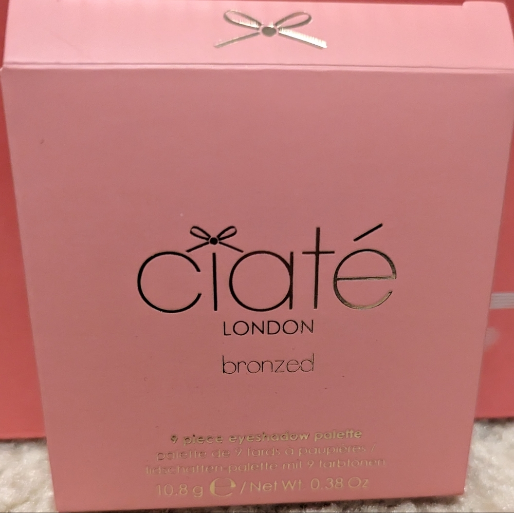 NEW Ciate London 9 Pan Mini Eyeshadow Palette in Bronzed